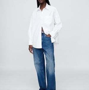 GAP Cotton Poplin Big Shirt